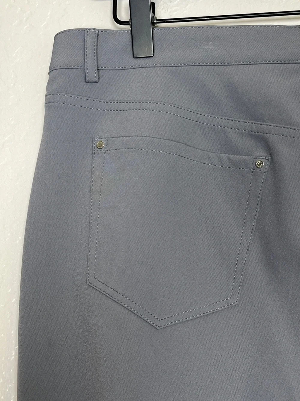 LAFAYETTE 148 New York Women’s Size 12 Gray Mercer Stretch Mid-Rise Skinny Jeans
